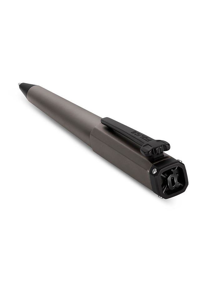 POLICE This Gothic Pen Comes with a Minimalistic Look, Combination of Black And Grey Plated Finish  - Image 2