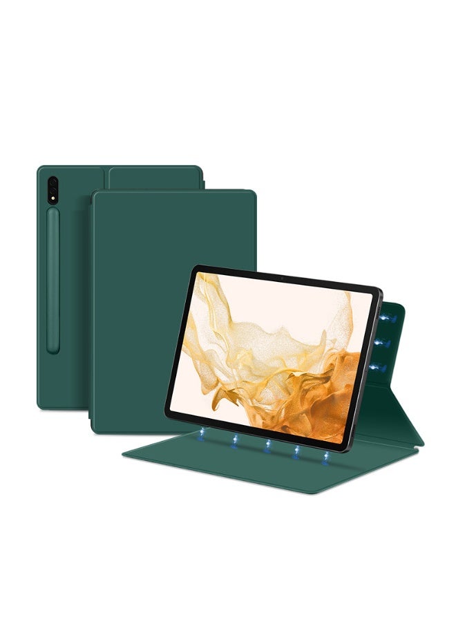 عام غطاء مغناطيسي متوافق مع سامسونج جالكسي تاب S10 الترا 14.6 بوصة (2024): غطاء لوحي ذكي مغناطيسي، مع فتحة قلم ووظيفة نوم/استيقاظ تلقائي وحامل متعدد الزوايا. - Image 1