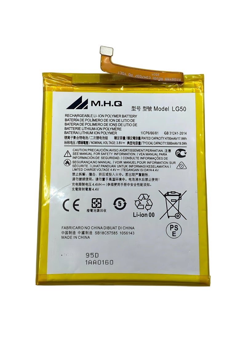 M.H.Q LG50 Motorola One Fusion Plus (XT2067-1 PAKF0002IN) Battery High Quality  - Image 1