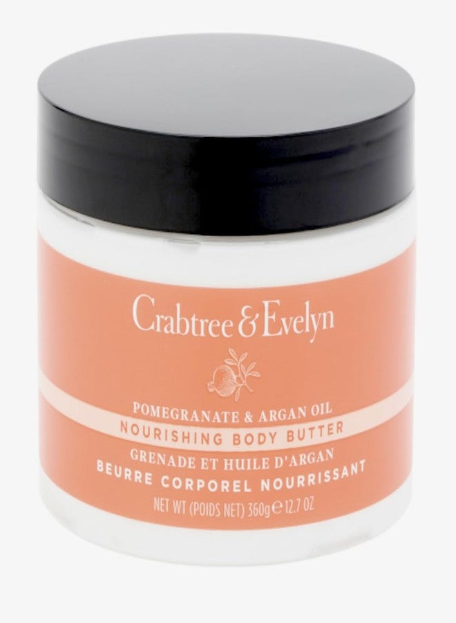 Crabtree & Evelyn Pomegranate & Argan Oil Nourishing Body Butter 12.7 oz