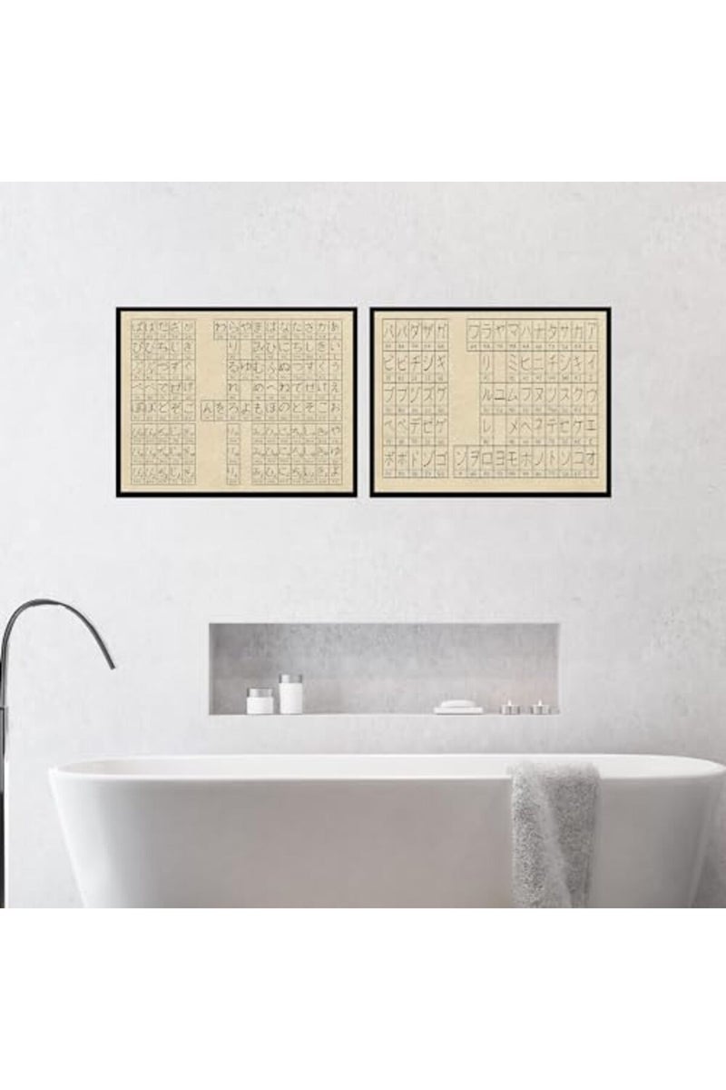 BigWig Prints Japanese Alphabet Poster - Learn Japanese, Japanese Hiragana Poster, Katakana Poster, Japanese Language Learning Poster, Hiragana and Katakana Chart - Unframed Set of 2 (8x10) - Image 5