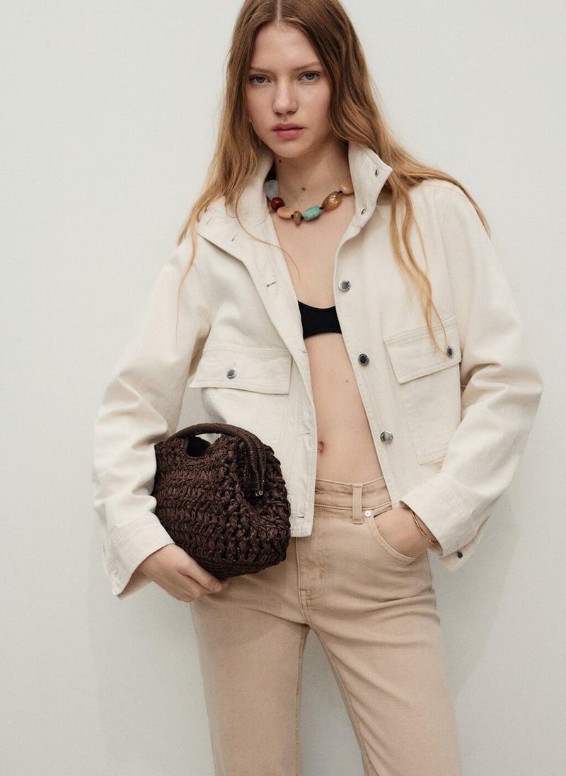 MANGO Sienna Flared Cropped Jeans  - Image 4