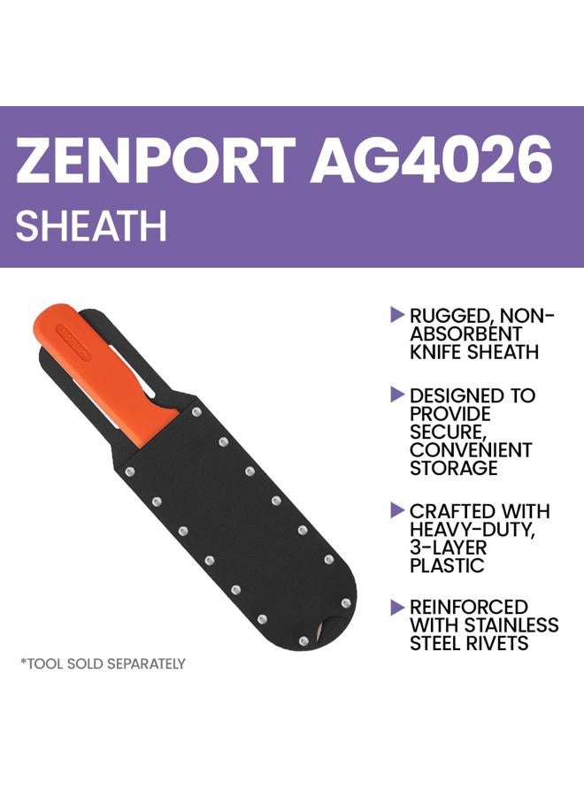 Zenport AG4026 Non-Absorbent Plastic Knife Sheath, Fits 7-3/4 x 2-1/8-Inch Blade - Image 5
