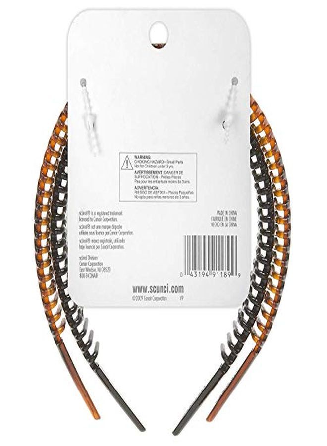 Scunci Effortless Beauty Headbands 1Inch Wide 2Count (1Pack) - Image 5