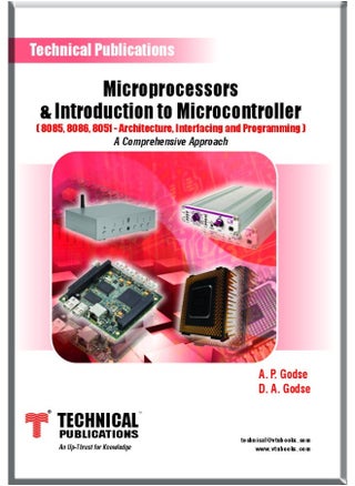 Microprocessors and Introduction to Microcontroller ( 8085, 8086, 8051 - Architecture, Interfacing and Programming ) - A Conceptual Approach - pzsku/ZF7B02BD007080A2ABB30Z/45/_/1730195031/4677582e-2f94-4af1-a6e3-8b7df8262484