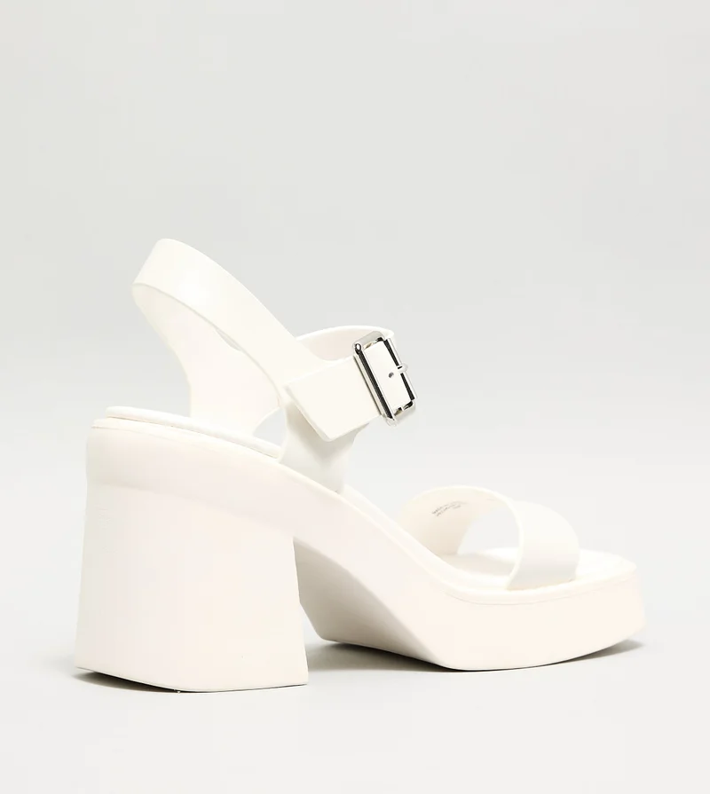 STEVE MADDEN  Kandra Ankle Strap Block Heel Sandals for Women | Best Price UAE