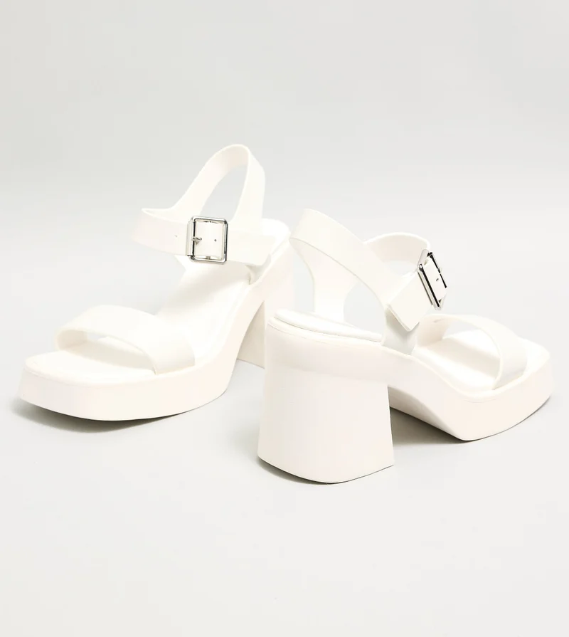 STEVE MADDEN  Kandra Ankle Strap Block Heel Sandals for Women | Best Price UAE