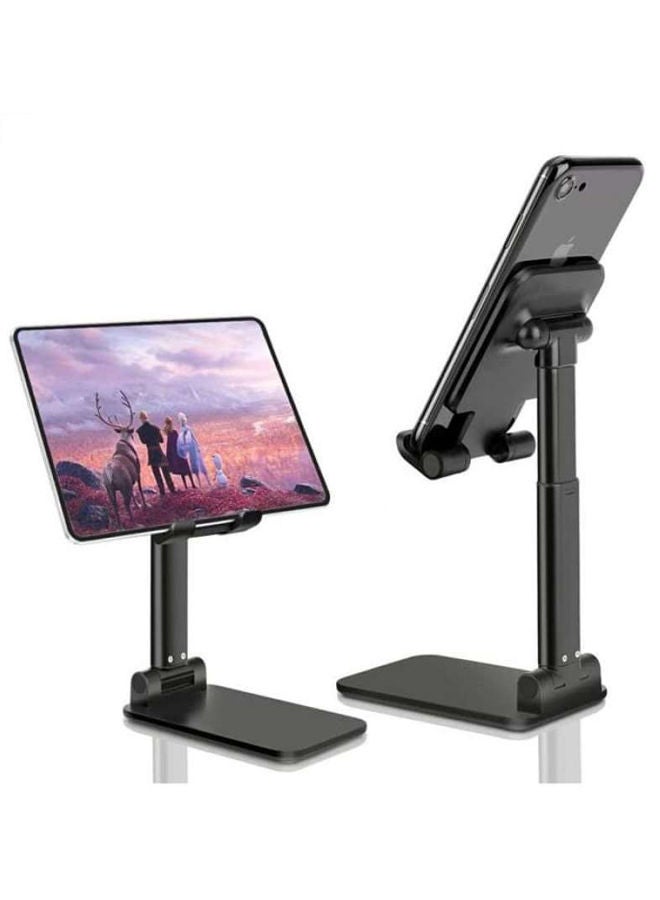 NIBEMINENT Universal Angle Height Adjustable Cell Phone Stand Black  - Image 2