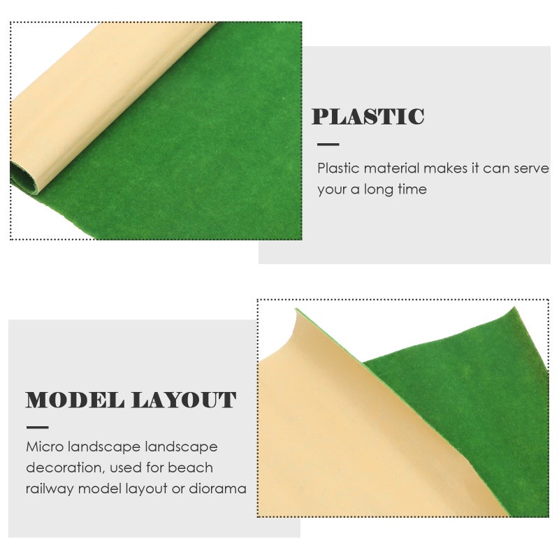 Artificial Turf Sand Table Model Decoration Sand Table Lawn Model Artificial Lawn - Image 4
