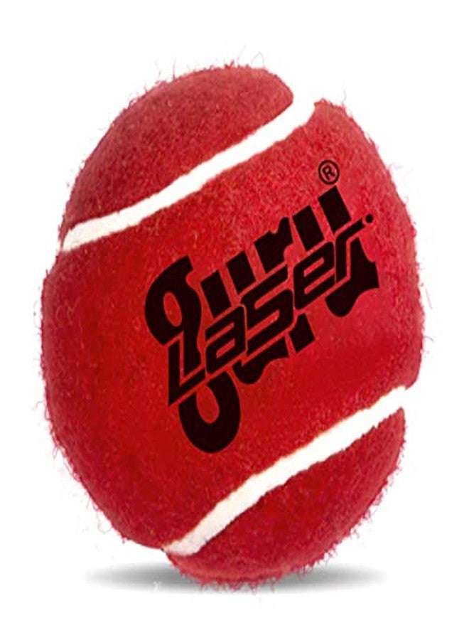 guru laser Rubber Tennis Ball (Heavy Maroon), 6 Pc Standard Size - Image 2