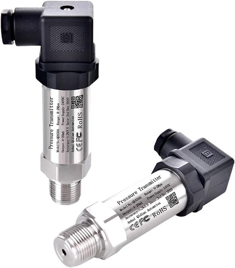 Hirsmann Pressure Transmitter 10 bar High Accuracy Pneumatic NPT 1/4 Water Pressure Sensor for Tank 0-10v Output -0.1-0-100Mpa 1PCS(4-20mA Out,0-6Mpa) - Image 2