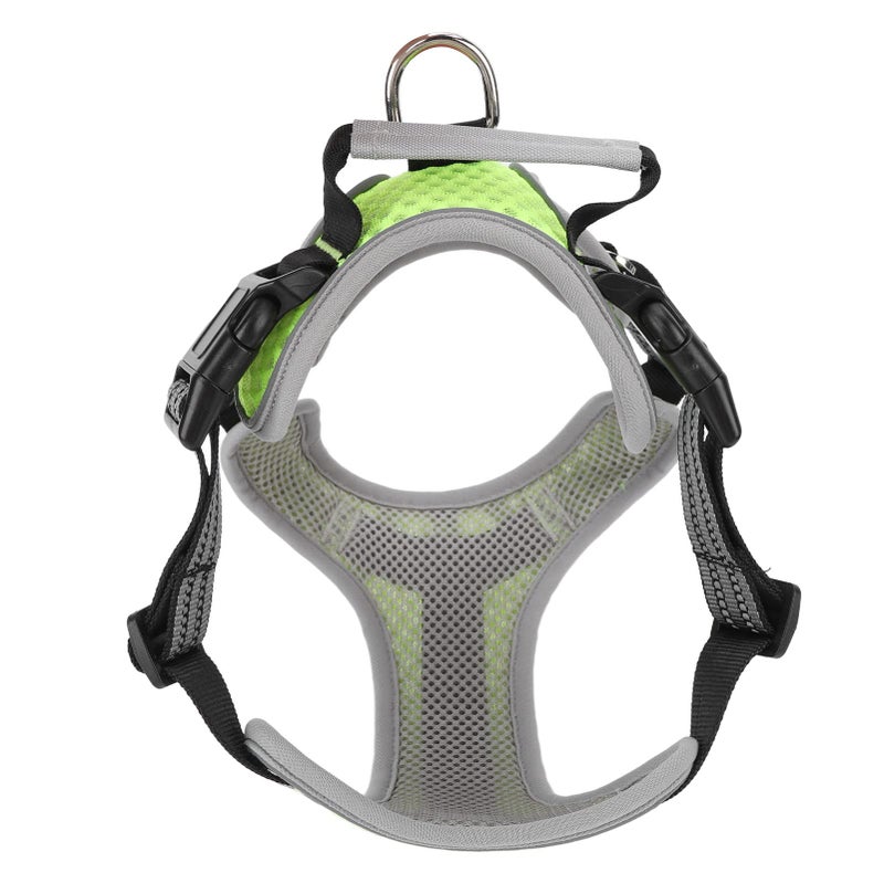Adjustable Reflective Dog Harness Soft Breathable Mesh Quick Release Lockable Buckle Size L - Image 3