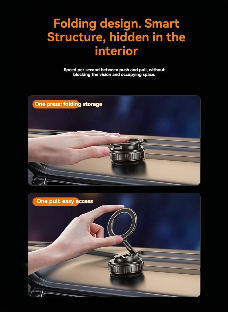 Magnetic Car Phone Holder - Super Strong Suction Cup Mount with 360° Rotation, Universal for All Smartphones, Dashboard & Windshield Mount - Image 5
