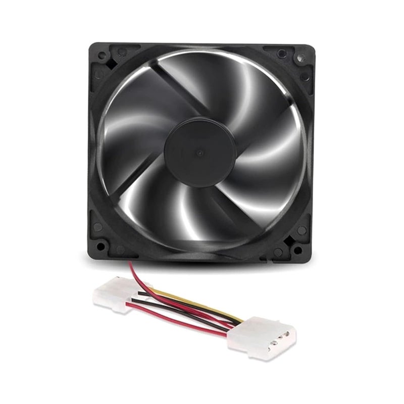 120x120x25mm 12cm PC Case Fan 12V Brushless Cooling Big 4p 4PIN 3PIN Computer Cooler - Image 1