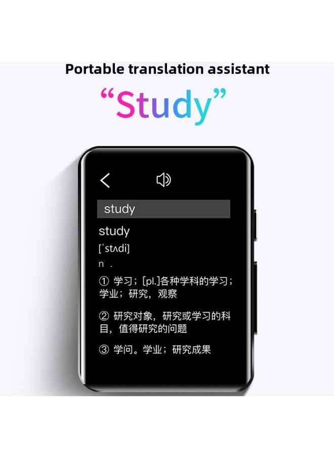 Generic - Nobixing V3 Bluetooth Camera Mp3 Mp4 Touch Screen E-book Music Walkman Student Mp5 Video Player-Body Color:A20 English Version-Memory Capacity:8GB - Image 1