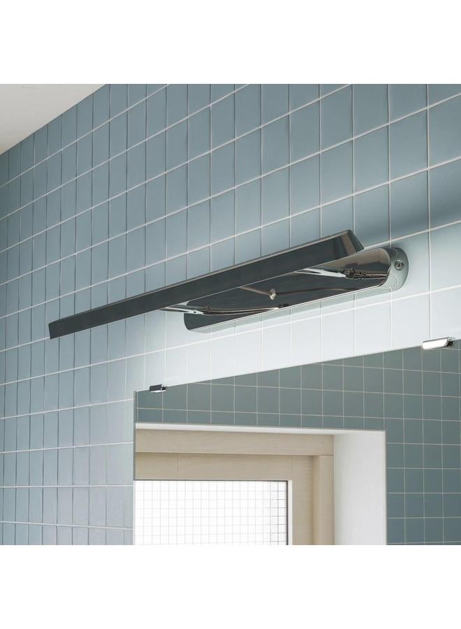 إضاءة LED للخزانة/الحائط، مطلية بالكروم، 56 سم - Image 2