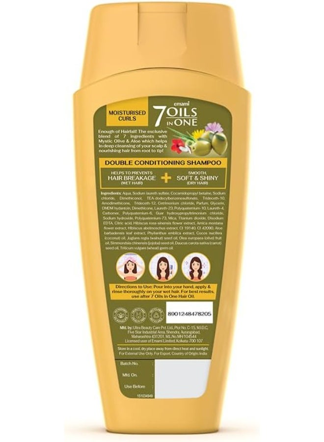 Emami 7 Oils in One Double Conditioning Shampoo Mystic Olive 100 ML - Image 4