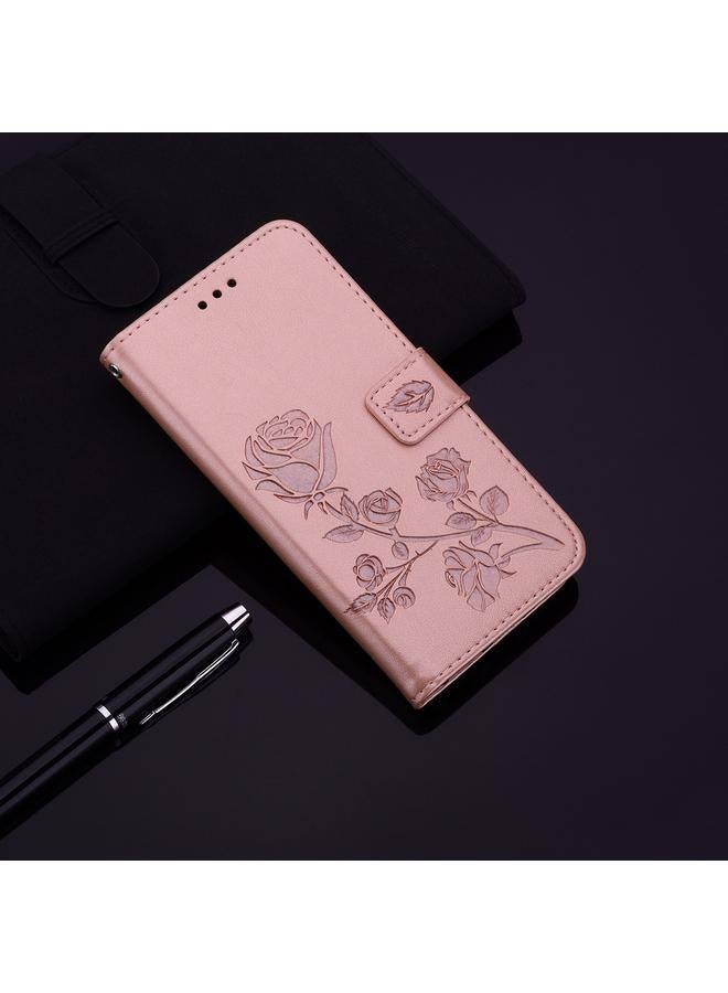 اس-توب جراب لهاتف Huawei nova Y70 / Y70 Plus، جراب هاتف من جلد البولي يوريثان منقوش باللون الوردي - Image 2