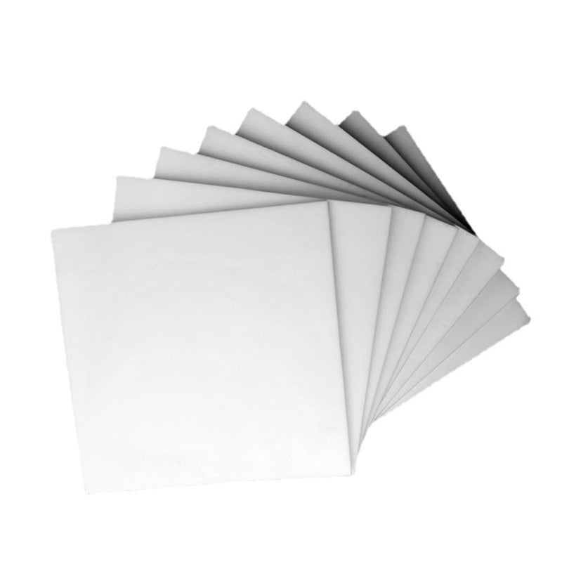 Customizable White PTFE Plastic Sheet 300x300x5mm Multiple Thicknesses Available - Image 1