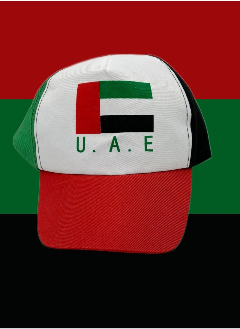 Yuwell - UAE Cap For Celebrating National Day UAE Flag Logo Design Cap For Men And Women - Image 1