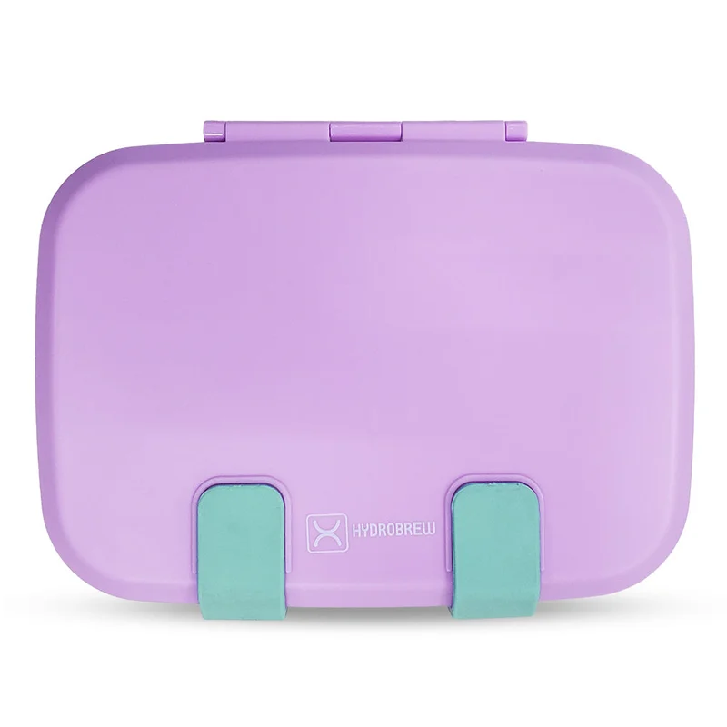 Hydrobrew Hydrobrew Steel Core Bento Stainless Steel Lunch Box – 839ml, 2 Compartment-Orchid Mist