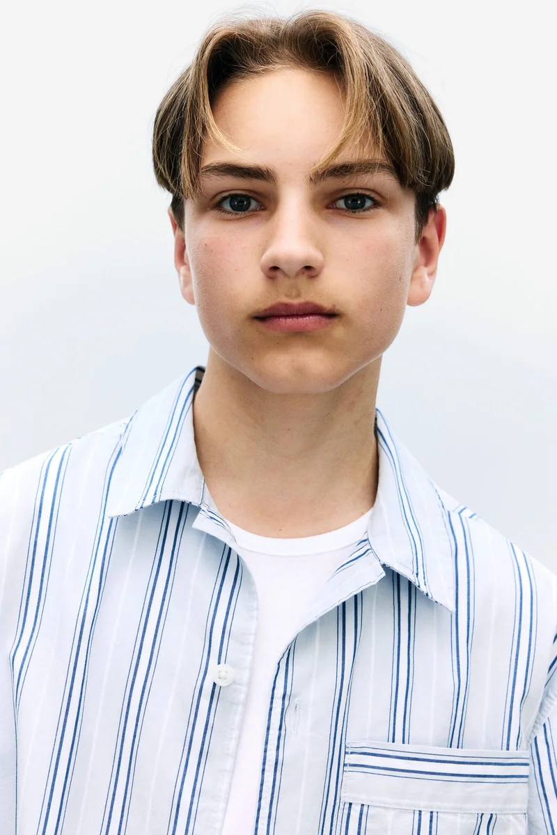 H&M Cotton poplin shirt