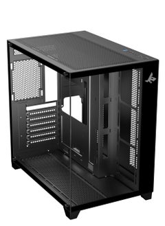 SHARX CASE PROFIN ATX Min-Tower Gaming PC Case (XI700B), With 7X 120mm Pre-Installed  ARGB Fans, and Controller,  Tempered Glass,  I/O (Ports Type C*1 Dongle / USB3.0 *1 / USB2.0 *2 / Buttons Power/Reset), (Black) - pzsku/ZF7B0EF23B2509EAAB594Z/45/_/1738696390/577fe7bc-ddc4-4667-bee9-5e4607d5c352