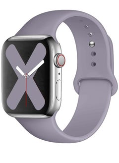 Ten Tech Silicone Sport Band for Apple Watch Ultra/Ultra 2 49mm 45mm 44mm 42mm, Waterproof Soft Silicone Sports Band for iWatch Ultra SE 8/7/6/5/4/3/2/1, Concrete