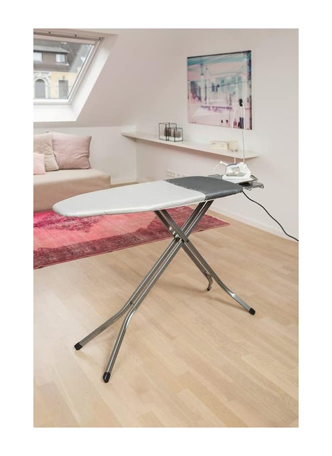 Vileda Rapid Ironing Board Cover, Foam Pad, Metalized Cotton, Heat Reflecting, Universal Size ( 30-45 x 110-130) - Grey Metallic, 163253 - pzsku/ZF7B119C66E463F03E1EBZ/45/_/1694075997/073d4b73-a35a-4489-a5e3-4701cfe172e5