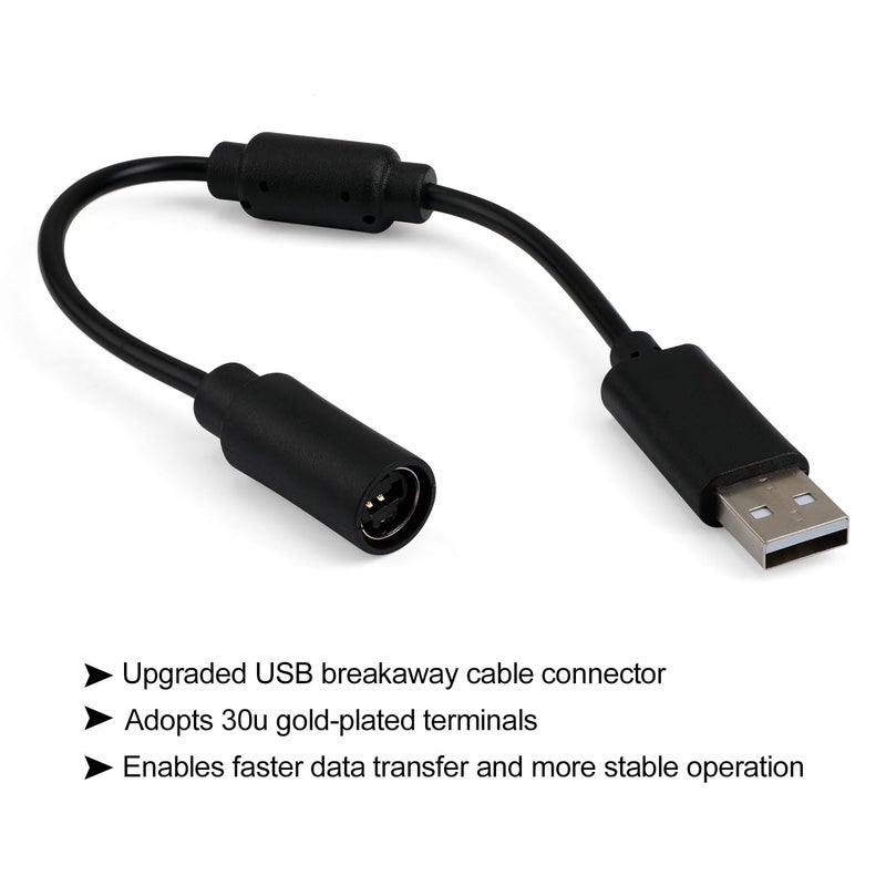 Xbox360 Microsoft game console original wired handle dedicated to USB conversion cable, handle connection adapter - Image 5