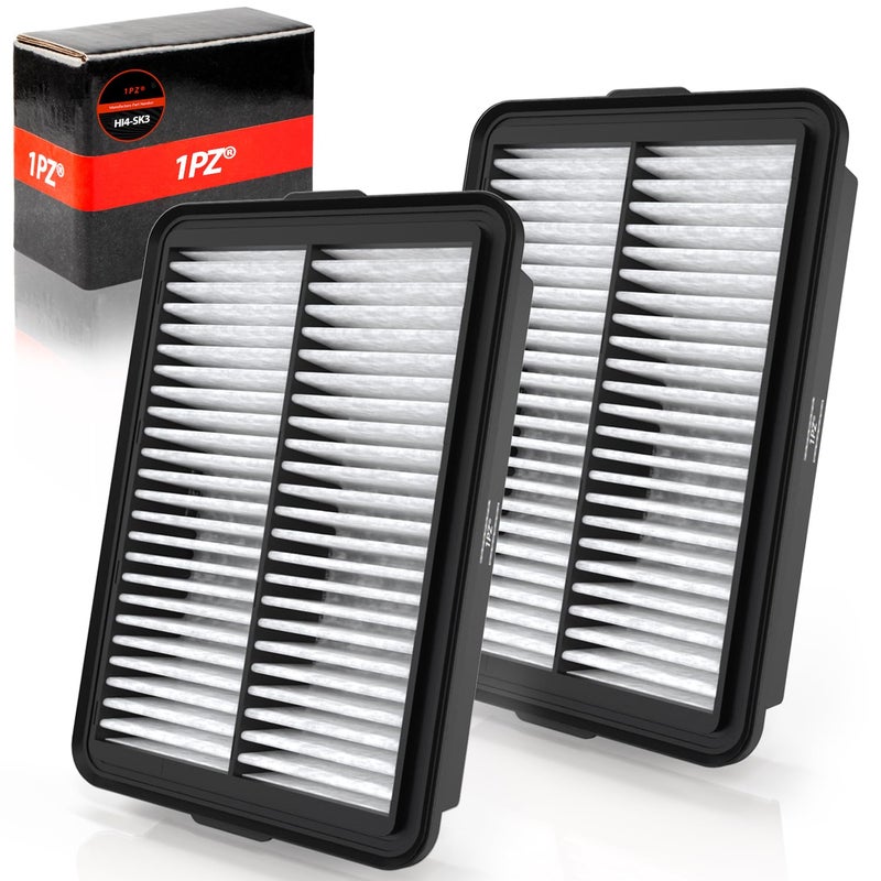 1PZ HI4SK3 Premium Engine Air Filter 28113F2000 Compatible with 16L 20L 20172022 Hyundai Elantra Kona Elantra GT Veloster Replace XA10578 97133F2000 Pack of 2