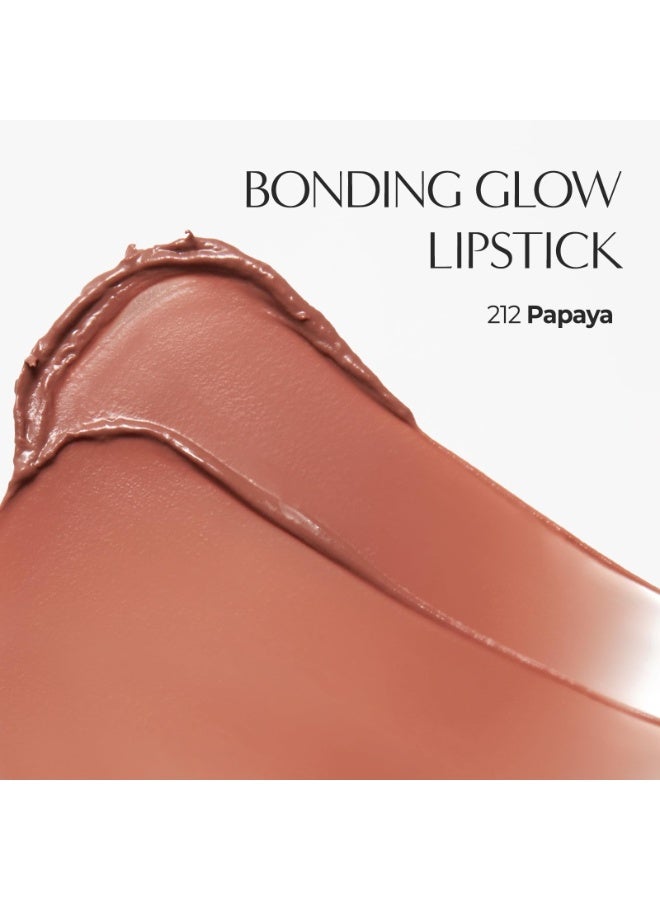 Laka Bonding Glow Lipstick 212 Papaya 3.7g - Image 3