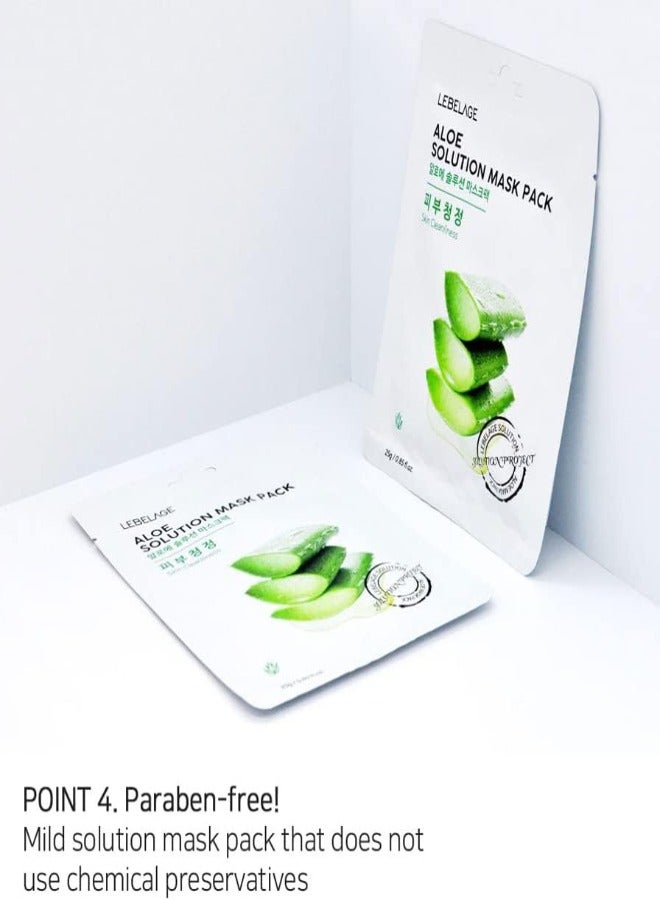 Lebelage عبوة قناع حل الصبار 25 مل عبوة من 2 - Image 4