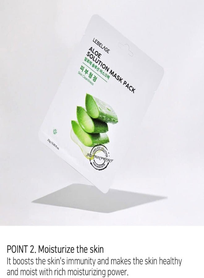 Lebelage عبوة قناع حل الصبار 25 مل عبوة من 2 - Image 2