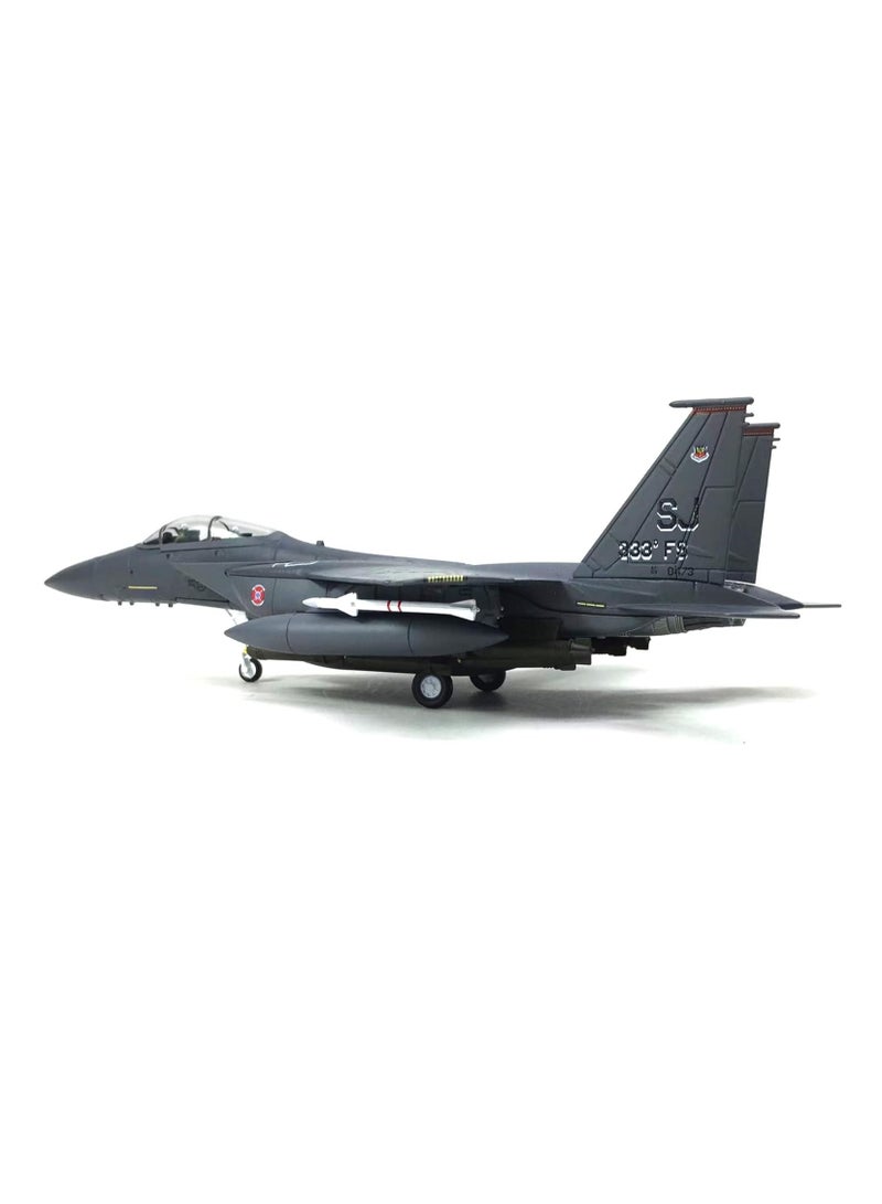 1:100 Alloy US F-15E Strike Eagle Supersonic Combat Bomber Model Aircraft Model Simulation Aviation Science Exhibition Model Collection - Image 5