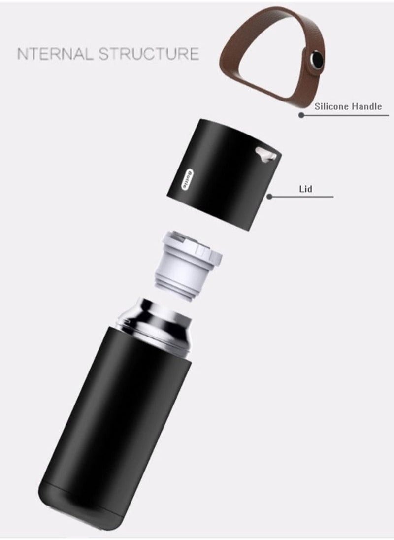 Generic - Stainless Steel Thermos Portable Vacuum Flask Insulation Tumbler with Rope 350ml - Image 1