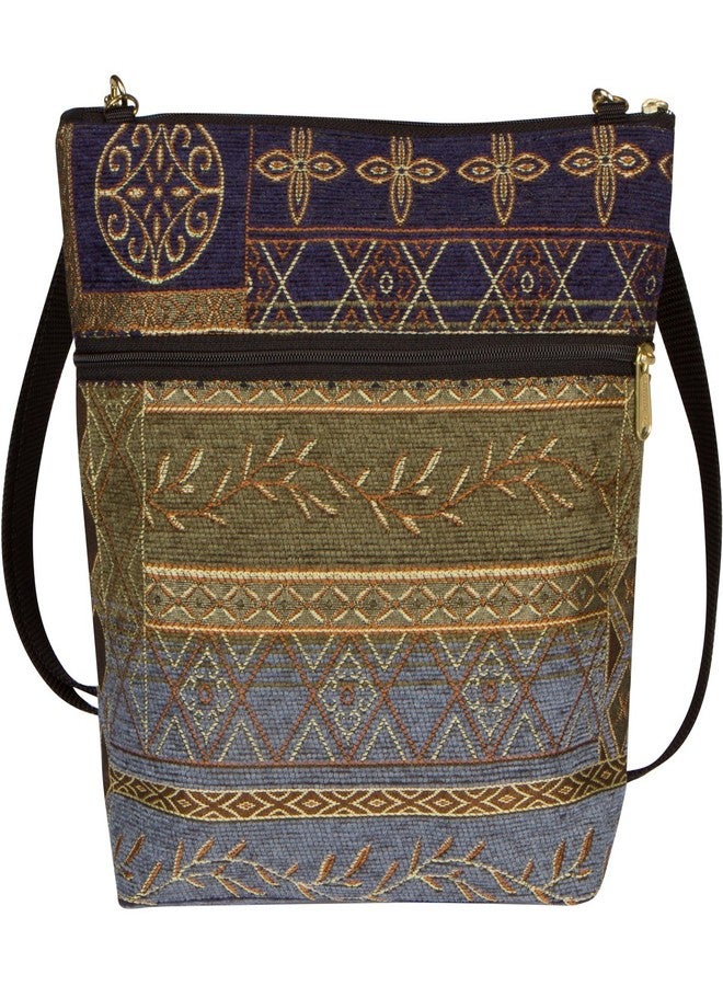 Danny K. Women's Tapestry Bag Crossbody Handbag, Maggie Purse Handmade in the USA (Neptune/Blue) - Image 2