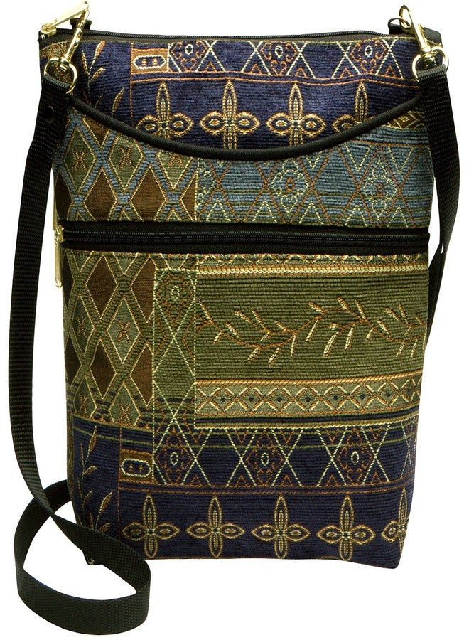 Danny K. Women's Tapestry Bag Crossbody Handbag, Maggie Purse Handmade in the USA (Neptune/Blue) - Image 1