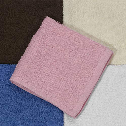 SIMPLI-MAGIC Cotton Wash Cloths 12"x12" (50 Pack) – Highly Absorbent Soft Towels – Commercial Terry Washcloth for Face, Hand, Bath, Kitchen, Gym & Hotel (Multicolor) - Image 4