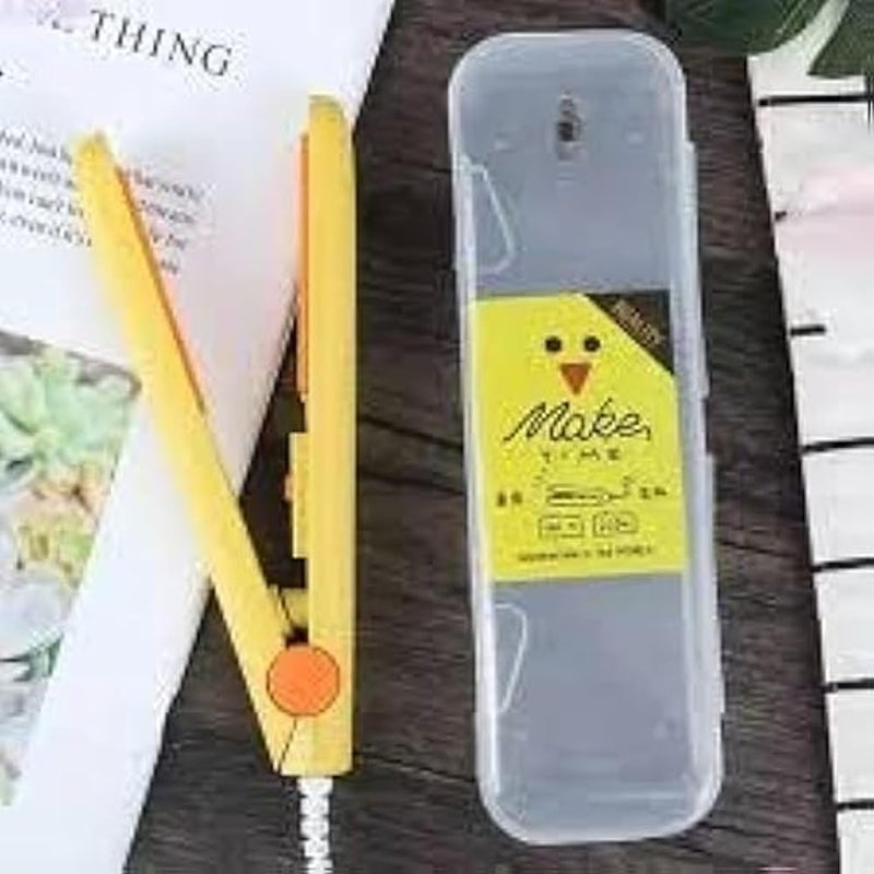 The Mini Ceramic Glaze Coating Hair Straightener (Multicolor) - Image 5