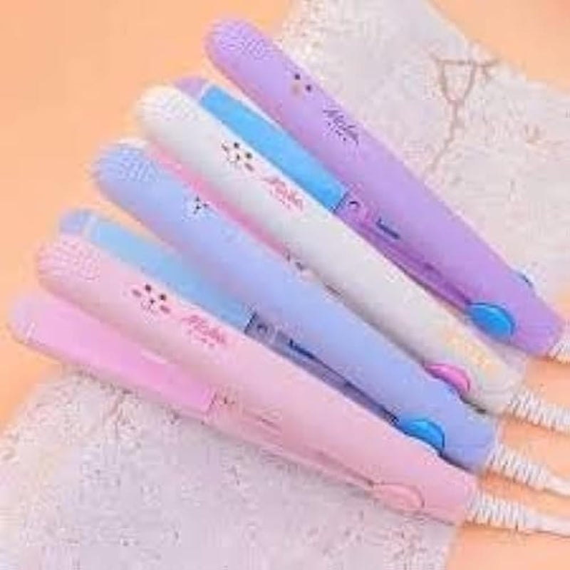 The Mini Ceramic Glaze Coating Hair Straightener (Multicolor) - Image 2