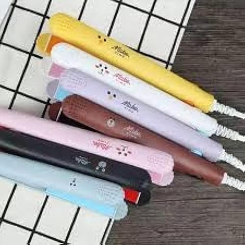 The Mini Ceramic Glaze Coating Hair Straightener (Multicolor) - Image 3