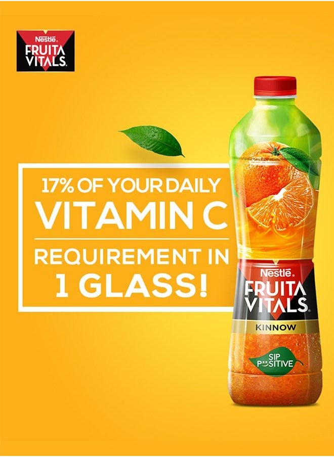 Nestle - Fruita Vitals Kinnow orange juice Nectar 1 Liter - Image 1