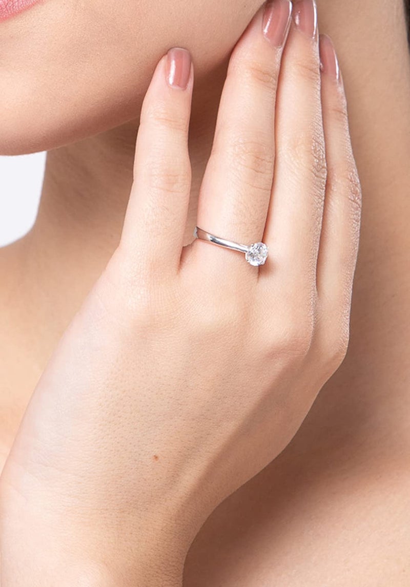 CLARA Pure 925 Sterling Silver Luca Adjustable Ring Gift for Women and Girls - Image 4