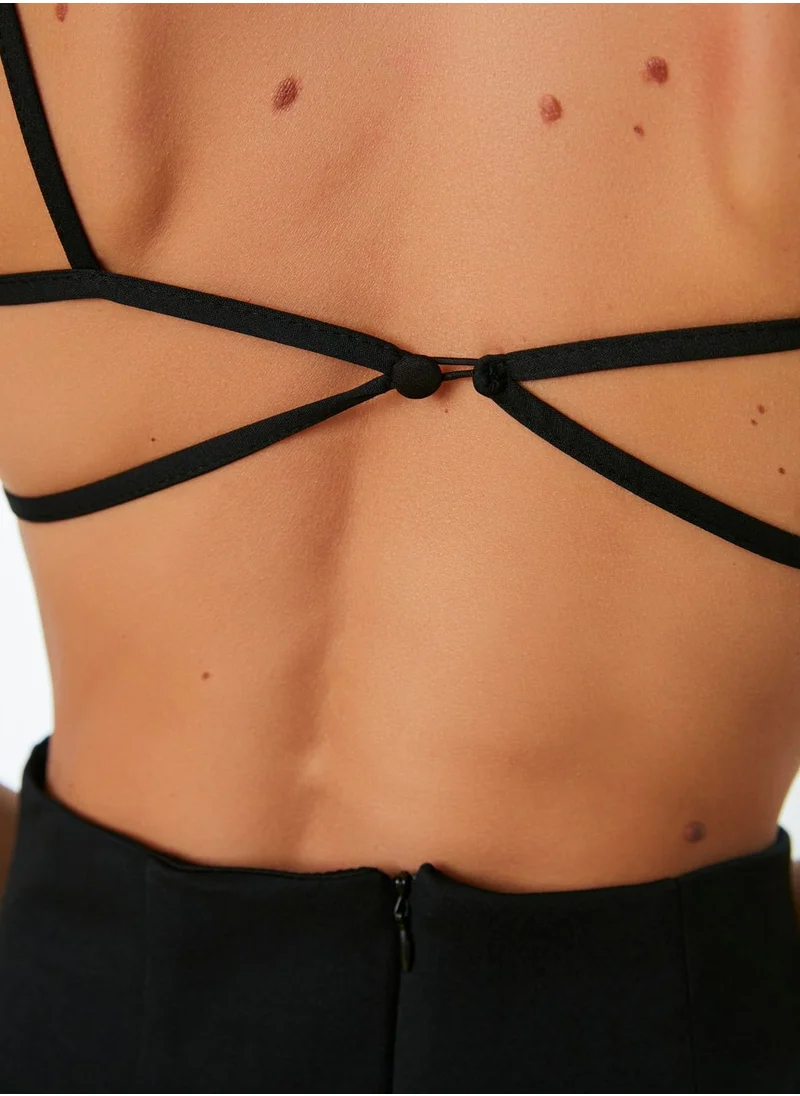trendyol Strappy Cut Out Detail Dress