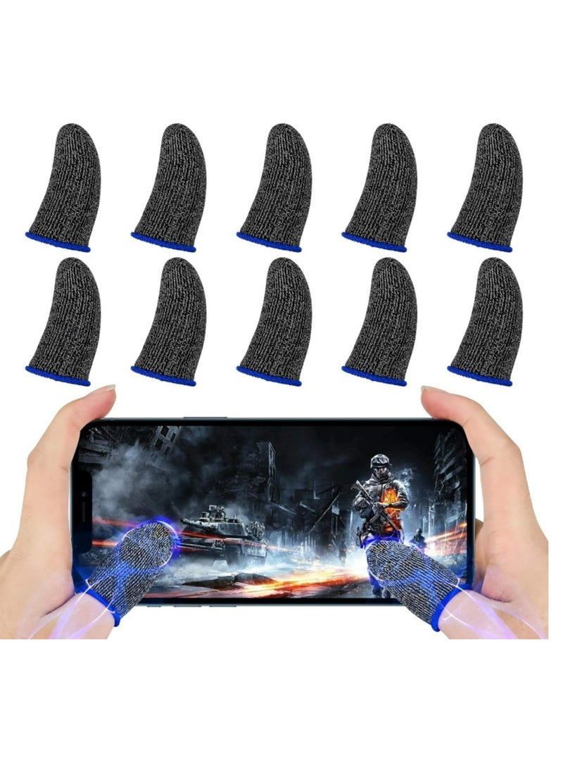 Pack of 10 Finger Sleeve Sets for Gaming Mobile Game Controller Thumb Sleeves - Image 1
