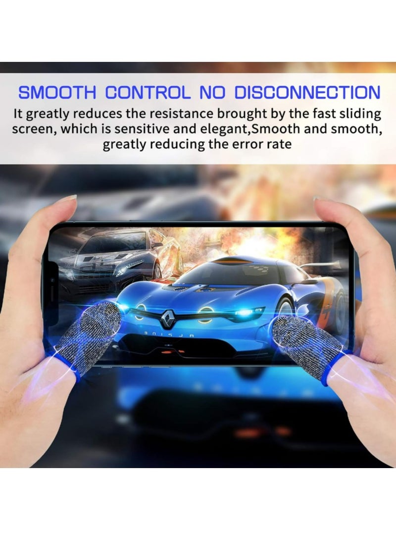 Pack of 10 Finger Sleeve Sets for Gaming Mobile Game Controller Thumb Sleeves - Image 2