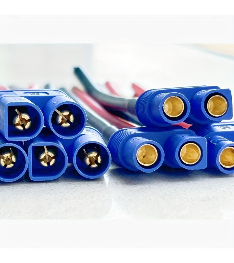 مجموعة من 3 أزواج من موصلات الأسلاك السيليكونية EC3 16AWG ذكر إلى أنثى بطول 5.91 بوصة من الدبابيس لأجزاء الطائرات بدون طيار والسيارات والقوارب والألعاب الكهربائية الخاصة بالتحكم عن بعد (RC) - Image 5