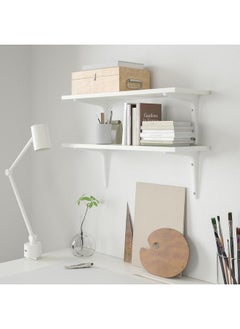 Zaboon Wall Shelf Combination, White/White, 59X20 Cm  - Image 2