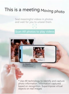 M MIAOYAN New color photo printer mobile phone wireless connection home portable mini photo printer (with photo paper and ribbon)  - Image 3
